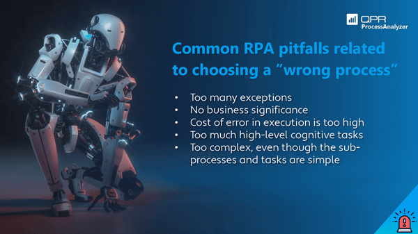 common RPA pitfalls