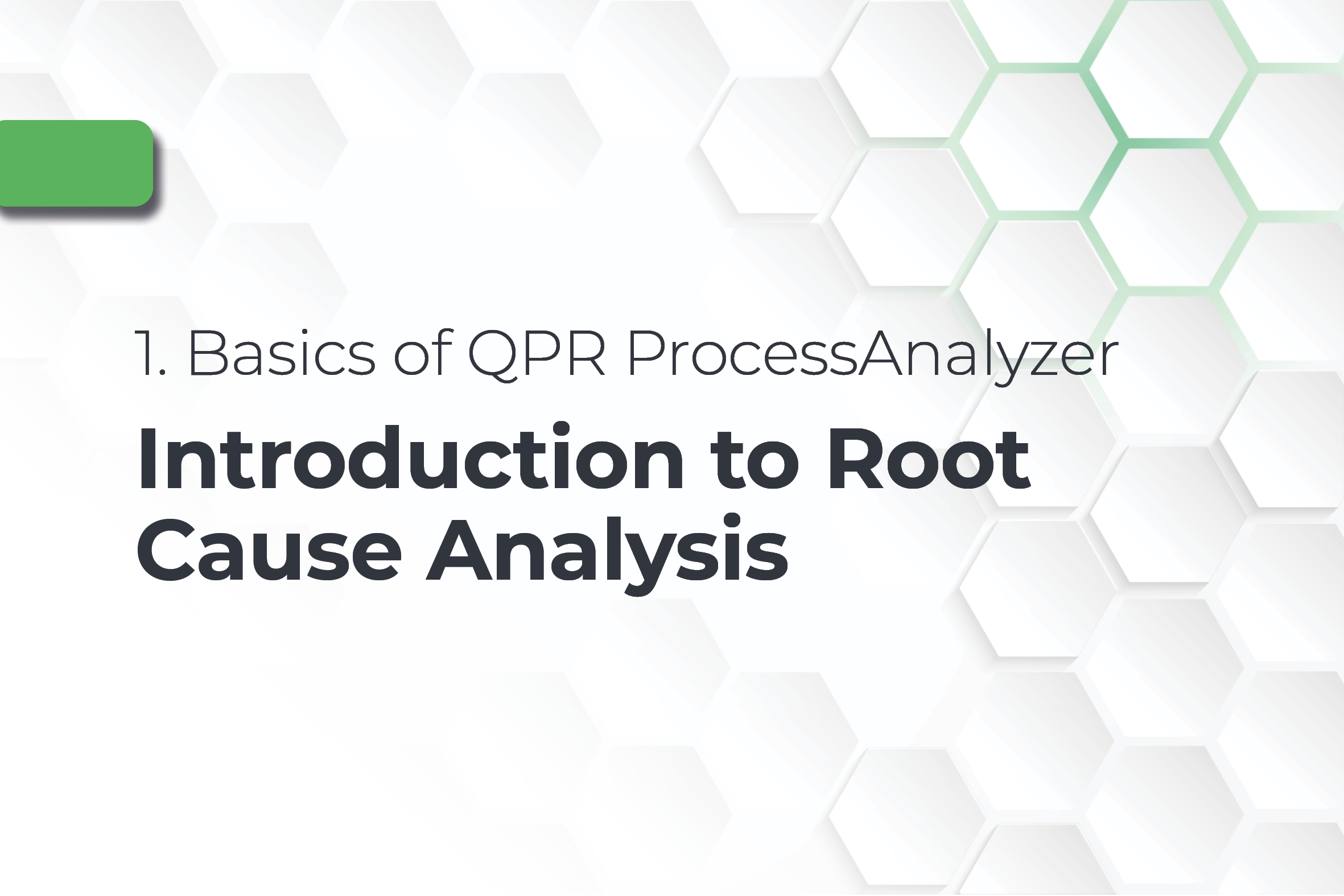 Introduction to Root Cause Analysis (eLearning)